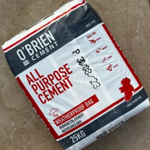 25kg bag of O’Brien all purpose cement